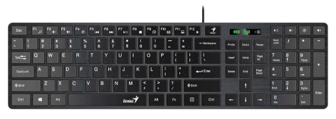 IT набір Genius C-126 SlimStar USB Black Ukr