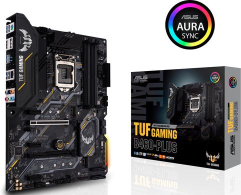 Материнская плата Asus TUF Gaming B460-Plus (s1200, Intel B460, PCI-Ex16)