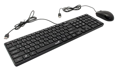 IT набір Genius C-126 SlimStar USB Black Ukr