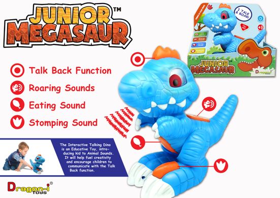 Іграшка інтерактивна Dragon-I Динозаврик Ті-Рекс