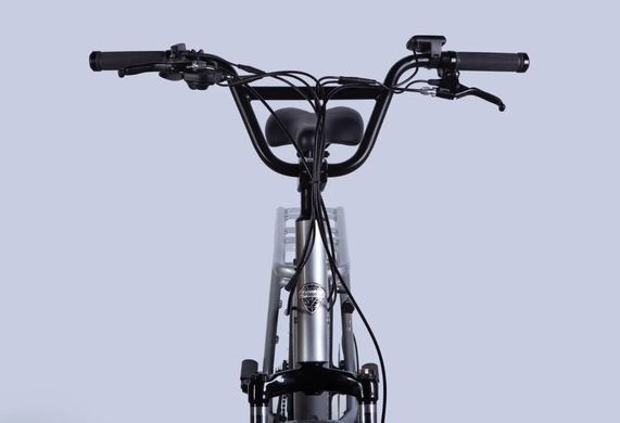 Велосипед з електроприводом 20" AL Dorozhnik ADAMANT DD FR рама-18,5" 48B 17.5А*г 500Вт срiблястий 2026