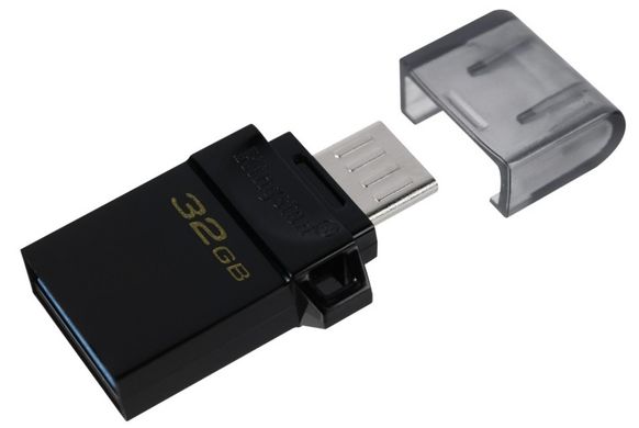 флеш-драйв Kingston DT MicroDuo 3G2 32GB, OTG, USB 3.0