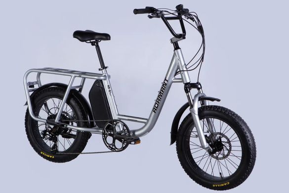 Велосипед з електроприводом 20" AL Dorozhnik ADAMANT DD FR рама-18,5" 48B 17.5А*г 500Вт срiблястий 2026