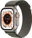Смарт часы Apple Watch Ultra GPS + Cellular, 49mm Titanium Case/Green Alpine Loop - L фото 1