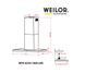 Вытяжка Weilor WPS 6230 BL 1000 LED фото 2