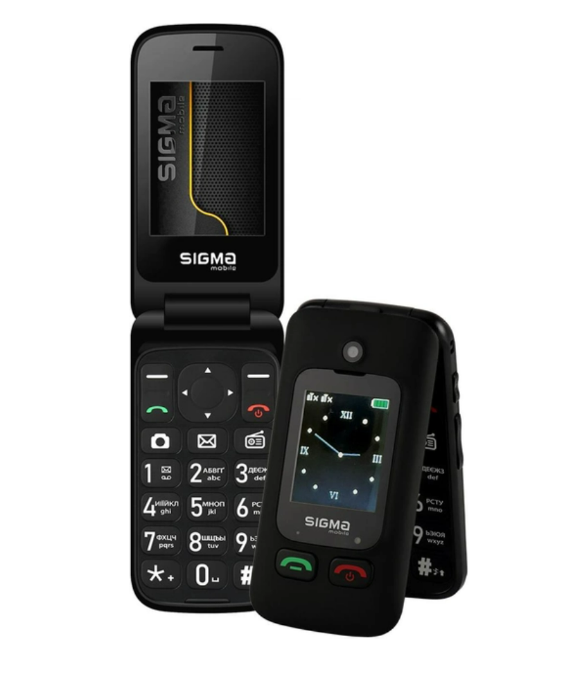 ᐉ Мобильный телефон Sigma mobile Comfort 50 Shell DUO Type-C Black по цене  1 260грн.: Купить Мобильные телефоны 208799 недорого в Украине