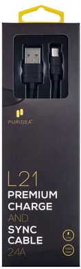 Кабель Puridea L21 – Micro USB – 1m Black