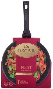Сковорода OSCAR NEST 24 см з кришкою (OSR-1100-24)