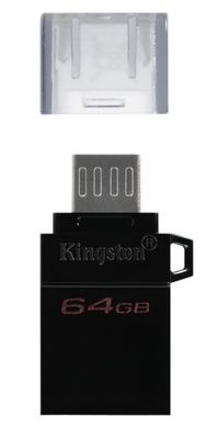 флеш-драйв Kingston DT MicroDuo 3G2 64GB, OTG, USB 3.0