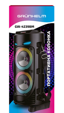Портативная акустика Grunhelm GW-4239-BM
