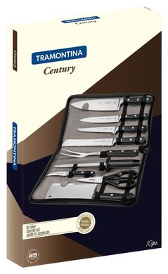 Ніж Tramontina CENTURY shefs-набір ножів 10пр в подарунковій упаковці (24099/021)