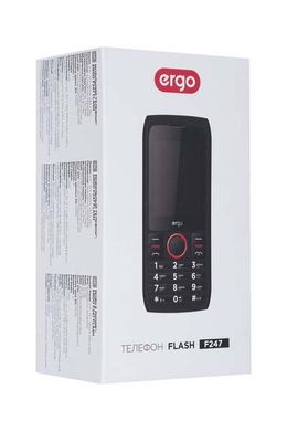 Мобильный телефон Ergo F247 Flash Dual Sim (черный)