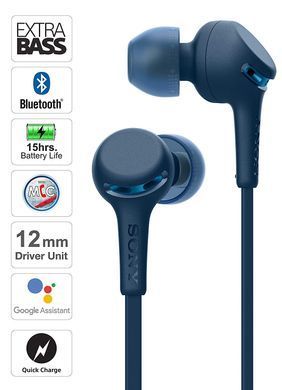 Наушники Sony WI-XB400 Blue