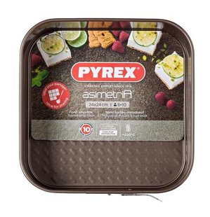 Форма Pyrex Asimetria 24x24 cm квадратная разъемная (AS24BSO)