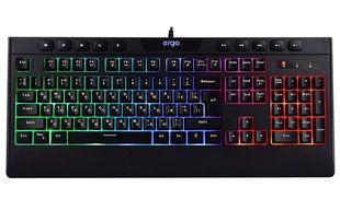 Клавіатура Ergo KB-510 Keyboard ENG/RUS/UKR Чорна