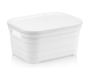 Корзина IDEA HOME 00638 Pyramid White 3.8л