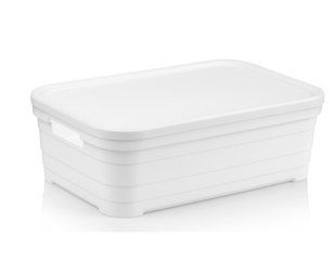 Корзина IDEA HOME 00637 Pyramid White 2.8л
