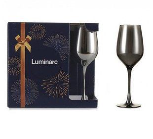 Келих Luminarc СЕЛЕСТ СИЯЮЩИЙ ГРАФИТ /НАБІР/6х350 мл д/вина (P1566/1)