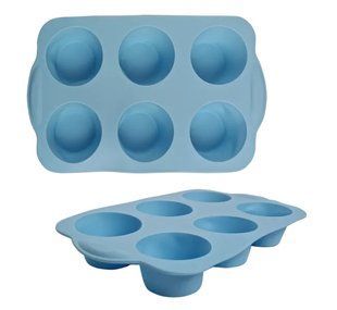 Силіконова форма для мафінів на 6шт GUSTO GT-S-212 26х16х3,5см