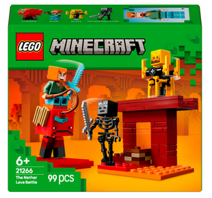 Конструктор LEGO Minecraft Битва со скамьей в Незере