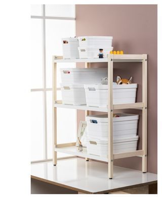 Корзина IDEA HOME 00637 Pyramid White 2.8л