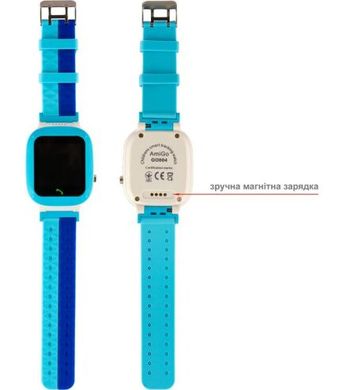 Детские смарт-часы AmiGo GO004 Splashproof Camera + LED Blue