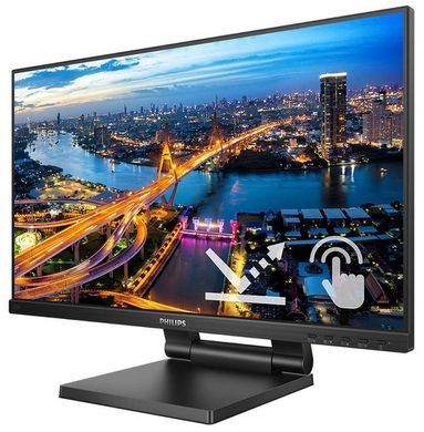 Монiтор TFT Philips 21.5" 222B1TC/00 IPS 75Hz 10*Touch HDMI DP USB MM