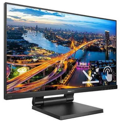 Монiтор TFT Philips 21.5" 222B1TC/00 IPS 75Hz 10*Touch HDMI DP USB MM