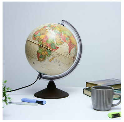 Глобус Tecnodidattica Marco Polo з підсвіткою 25 см (0325MPANUCLMFL4B)