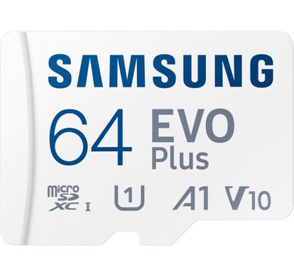 Карта пам'яті Samsung EVO Plus microSDXC 64GB (MB-MC64KA/EU)