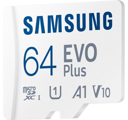 Карта памяти  Samsung EVO Plus microSDXC 64GB (MB-MC64KA/EU)