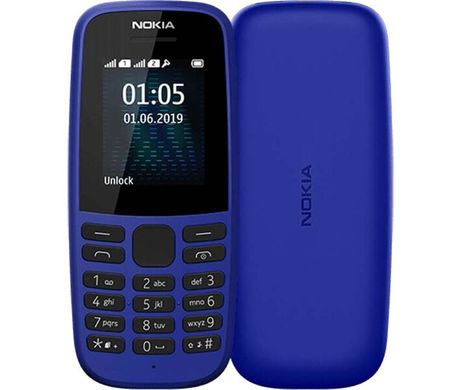 Мобільний телефон Nokia 105 Dual SIM синій