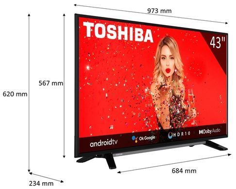 Телевізор Toshiba 43LA2B63DG