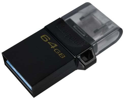 Флеш-драйв Kingston DT MicroDuo 3G2 64GB, OTG, USB 3.0