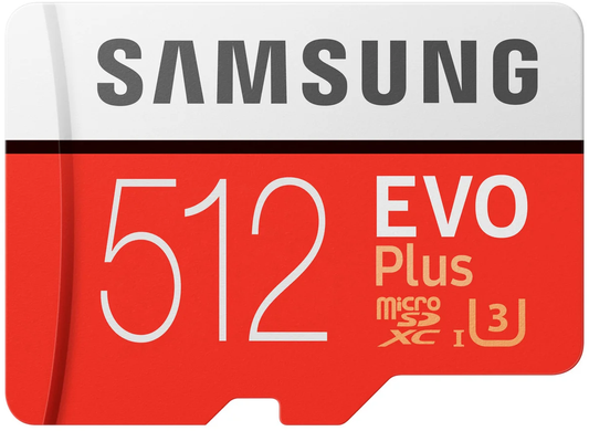 Карта памяти Samsung EVO Plus microSDXC 512GB UHS-I Class 10 (MB-MC512HA/RU) + SD адаптер