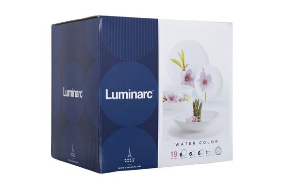 Сервиз Luminarc WATER COLOR /19 пр. (E4905)