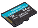 Карта памяти Kingston microSDXC 64GB C10 UHS-I U3 A2 Canvas Go Plus (SDCG3/64GBSP) фото 2
