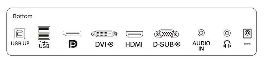 Монiтор TFT Philips 23.8" 242B9TL/00 IPS 10*Touch DVI HDMI DP USB MM