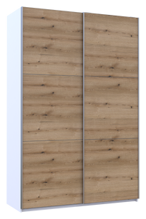 Шкаф-купе двухдверный Doros G-Caiser 160х60х240 см Белый/Дуб евок (DRS-011022)