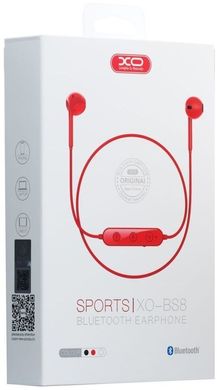 Навушники Bluetooth XO BS8 red