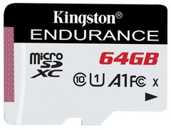 Карточка памяти Kingston microSDHC 64Gb Endurance (95R / 30W) C10 A1