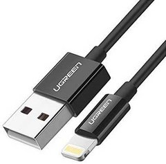 Кабель Ugreen US155 USB - Lightning Cable 1м (Black)