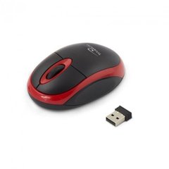 Миша бездротова Esperanza Titanum TM116R Black-Red USB
