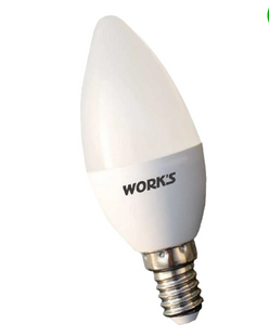 Світлодіодна лампа Work's LED- C37-LB0730-E14