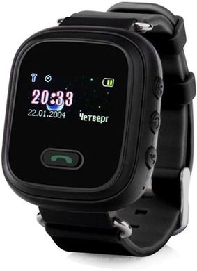 Дитячий годинник з GPS трекером GW900 (Q60) Black