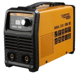 Зварювальний Інвертор Kaiser MMA-250 HOME LINE, 220 В, зварювальний струм 20-250 А, цифрове табло, електроды 1,6-5мм, вага 4 кг