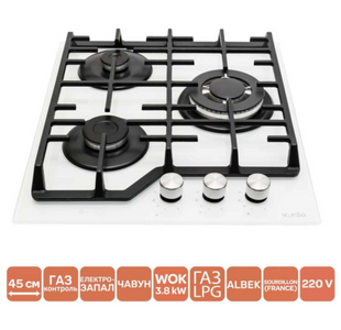 Газова поверхня VENTOLUX HG430-W3G CEST (BK)