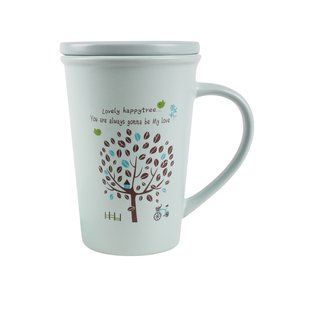 Чашка Limited Edition TREE блакит./ 390 мл /з кришк./ в подар.упак. (HTK-047)