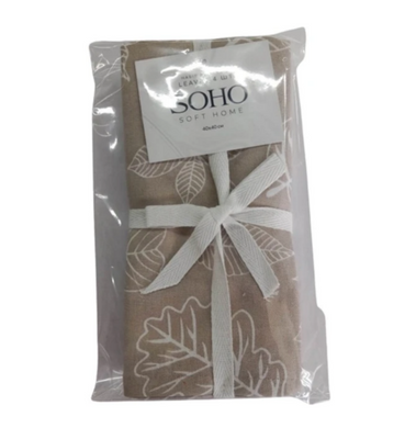 Набор полотенец SOHO Leaves 40*40см 4 шт. (BS 87400B)