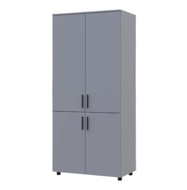 Шафа для одягу Doros Торн Сірий 2 ДСП (полиці) 90х51.6х200 (DRS-012022)
